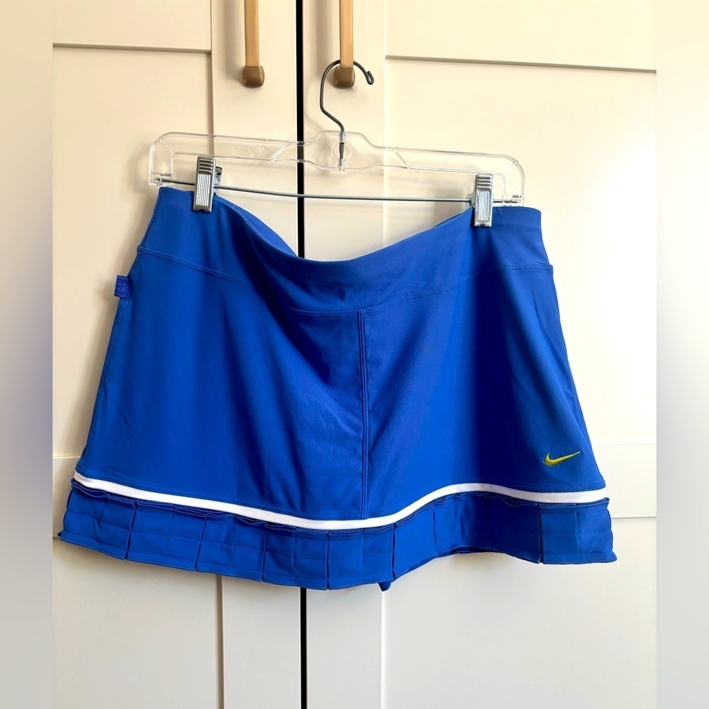 Nike Fit Dry Skort in Blue Size Large New With Tags Pickleball Tennis Golf